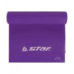 Star Sports TPE Resistance Band EU564-08 Purple (Level 6) 2000x150x0.35mm - High-Elasticity Power Band for Advanced Yoga, Pilates, and Strength Training